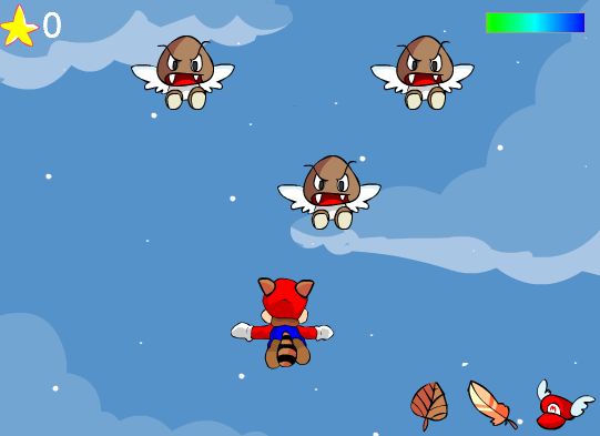 Super Mario fly